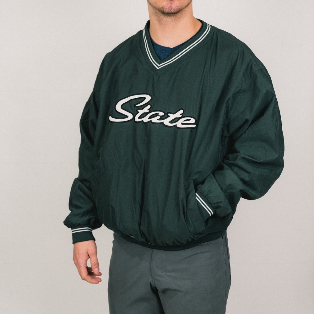 MICHIGAN STATE PULLOVER WINDBREAKER
